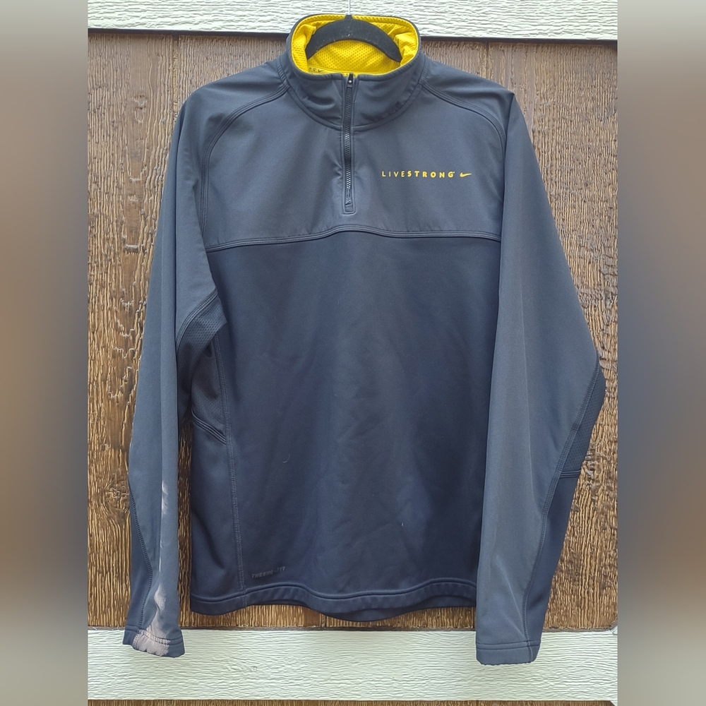 Nike Therma Fit Live Strong 1/4 Zip Jacket Mens Large